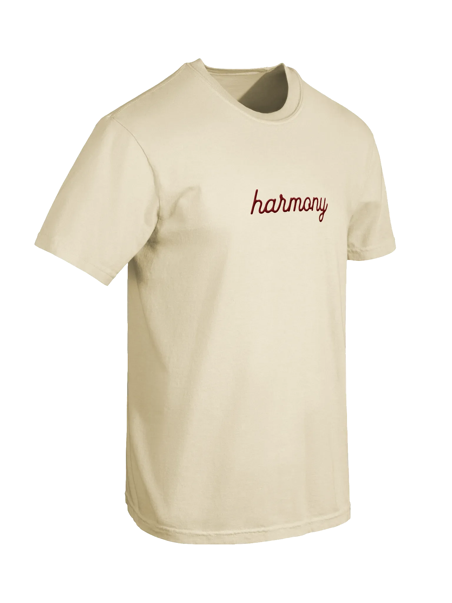 Embroidered harmony T-shirt – Relaxed Fit Heavyweight Unisex Cotton T-shirt product image (5)