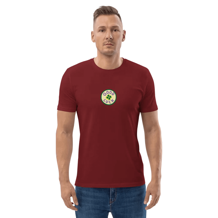 Lucky Clover Badge Organic Tee product image (2)