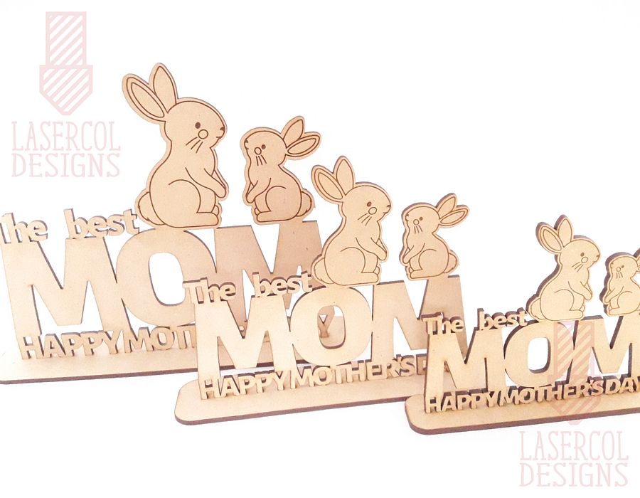 Mother's Day Gift Plaque (Three Sizes) Set 4 - Laser Cut Files product image (3)