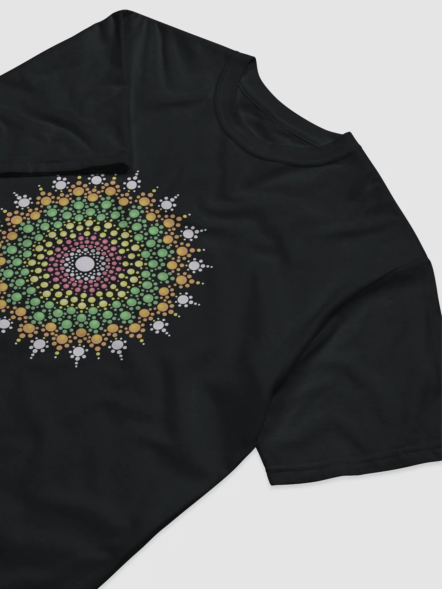 Pastel Dot Mandala Women's Unisex Organic T-Shirt product image (5)
