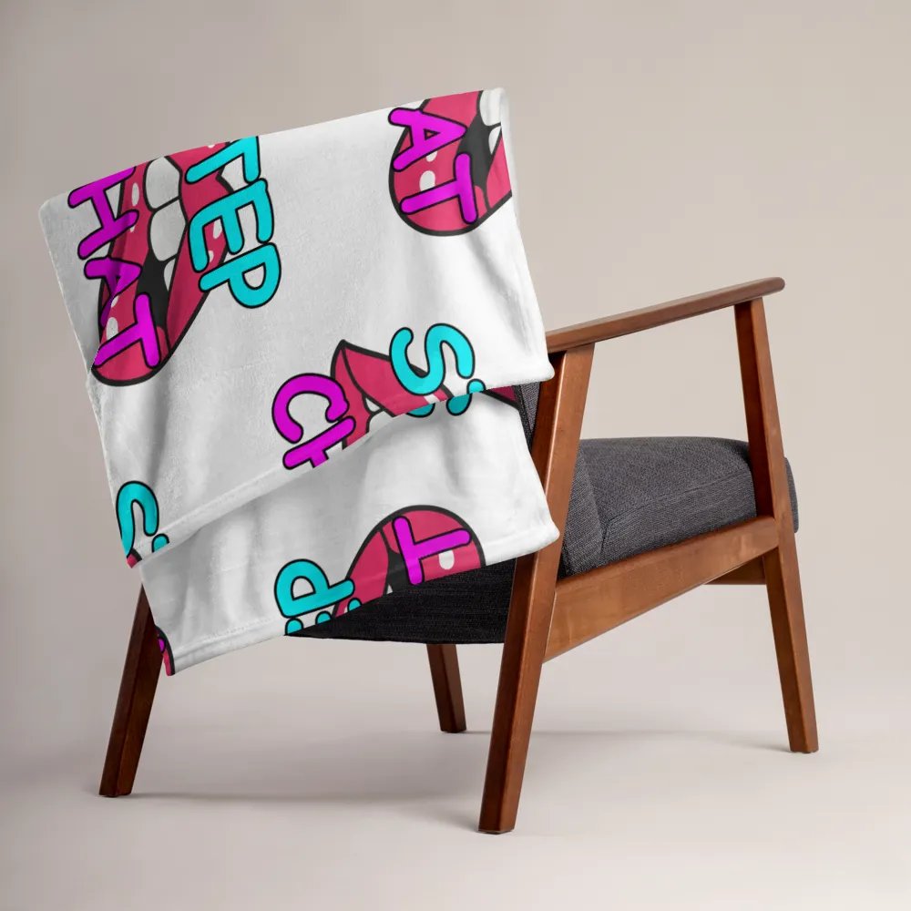 StepChat Throw Blanket w/Pattern product image (3)