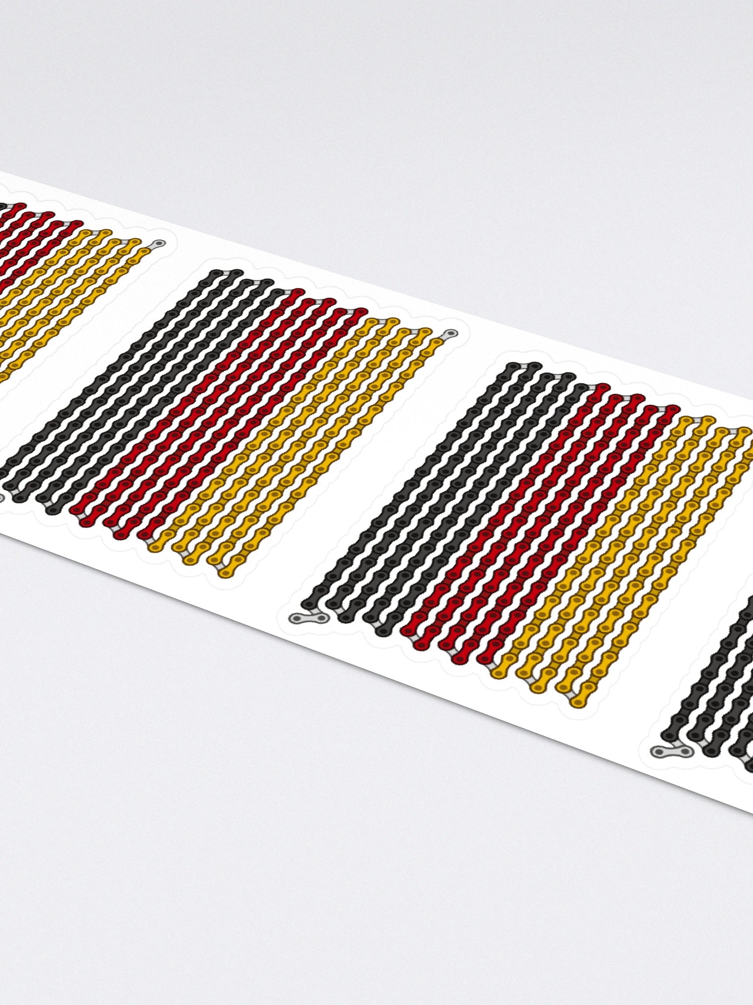 Germany Bike Chain Flag Sticker 6 Pack product image (4)