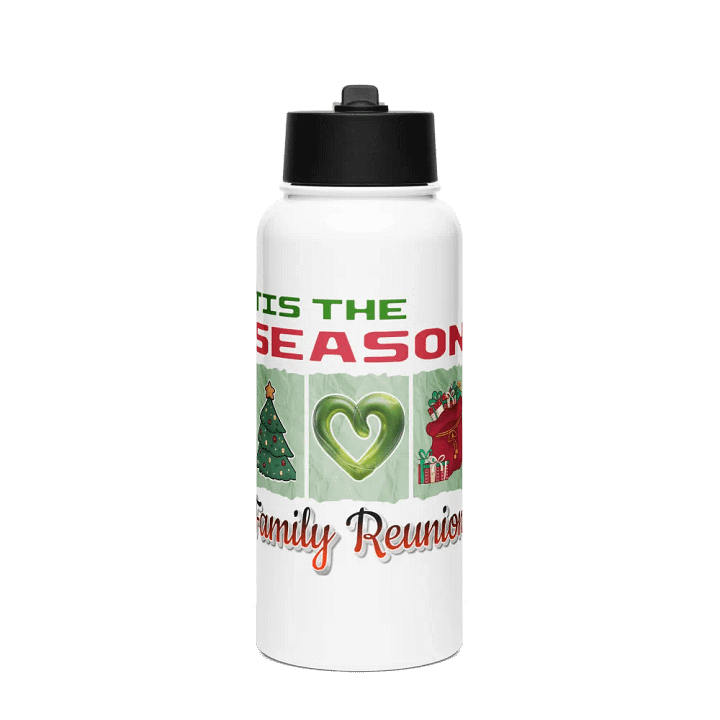 Festive Family Reunion Stainless Steel Bottle product image (1)