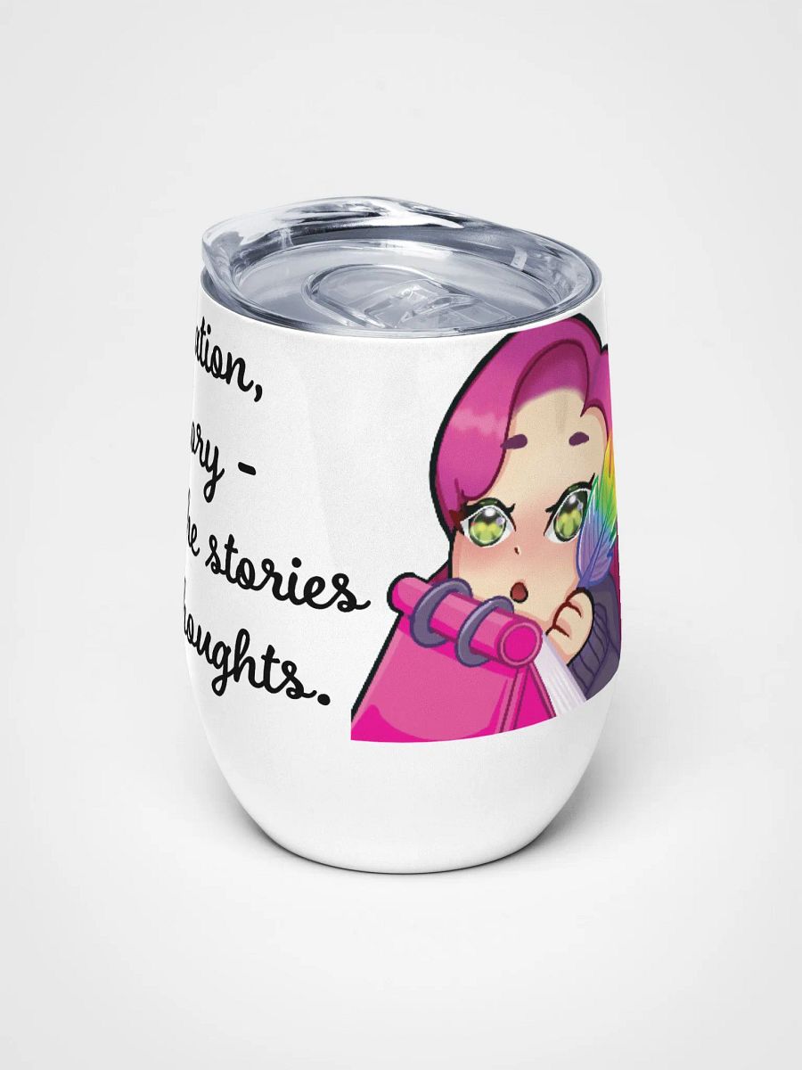 NeonHalo Notes Wine Tumbler product image (1)