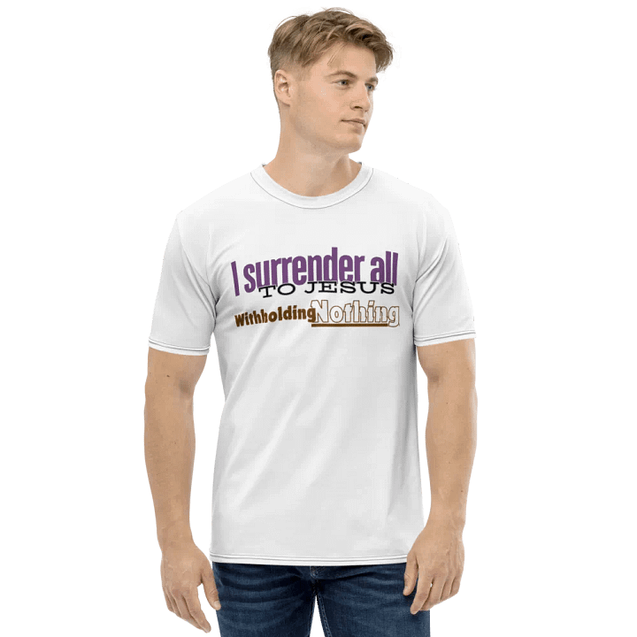 I surrender all to jesus Crew Neck T-Shirt product image (2)