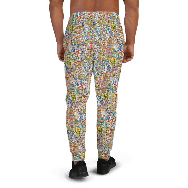 Jugoslovenski inflatorni dinar 1993 (Kolaž/mozaik) All-Over Print Recycled Men's Joggers product image (2)