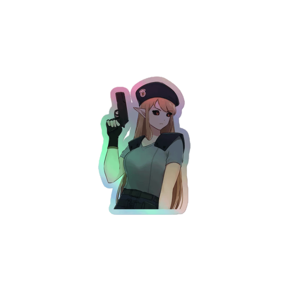 Reina PD Holographic Sticker product image (1)