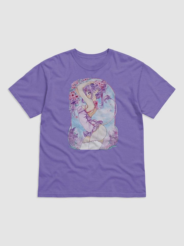 Unicorn and Lilac Heavyweight Unisex T-Shirt product image (1)