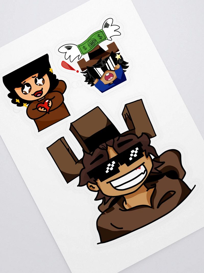 2 Random bolillo stickers and 1 HUGE one