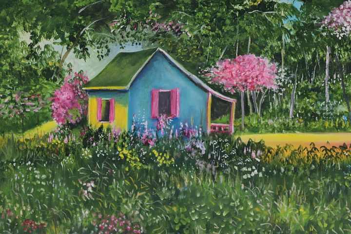 Blue country house product image (1)