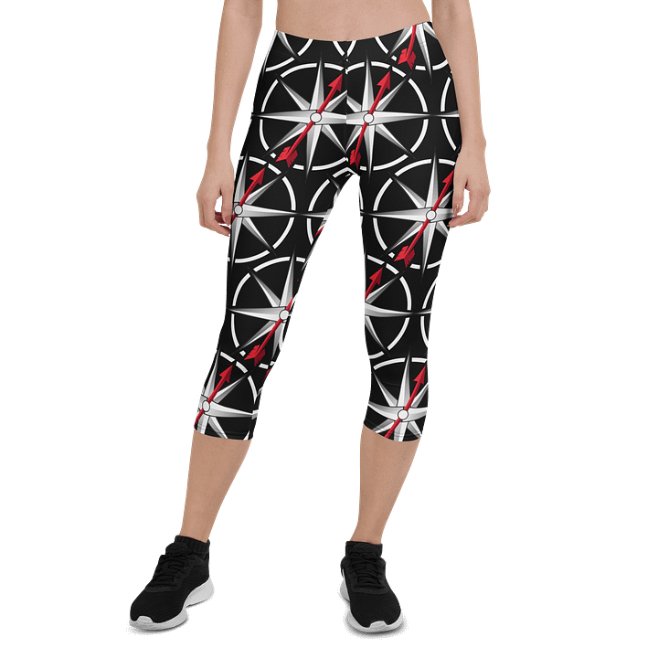 The Compass Trail Capri Leggings – Adventure in Every Step product image (1)