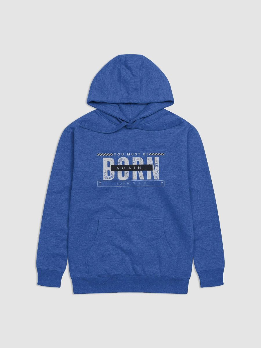 Born Again Unisex Premium Hoodie (Royal Blue) product image (1)