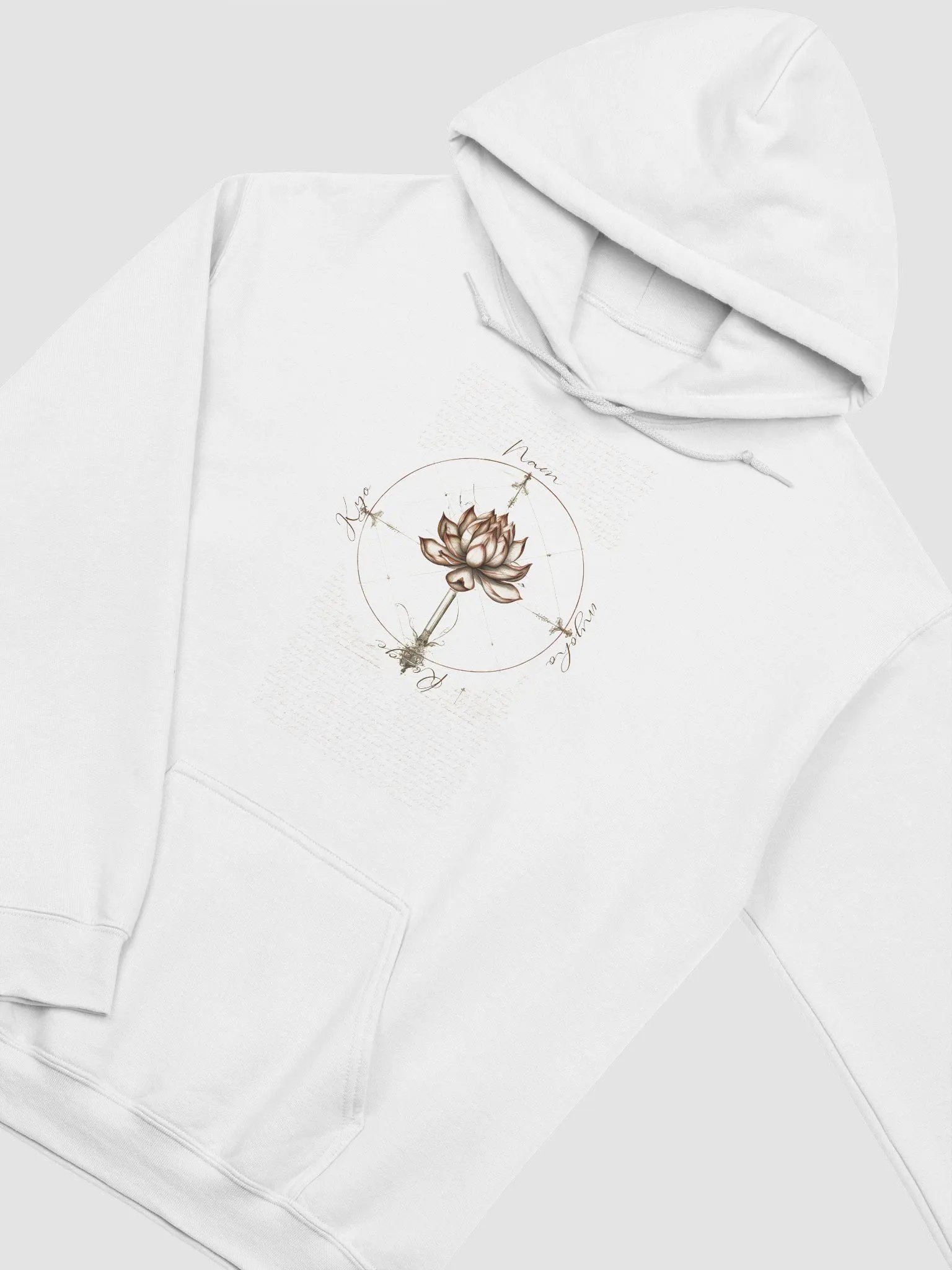 Nam Myoho Renge Kyo: Lotus da Vinci Unisex Hoodie product image (5)