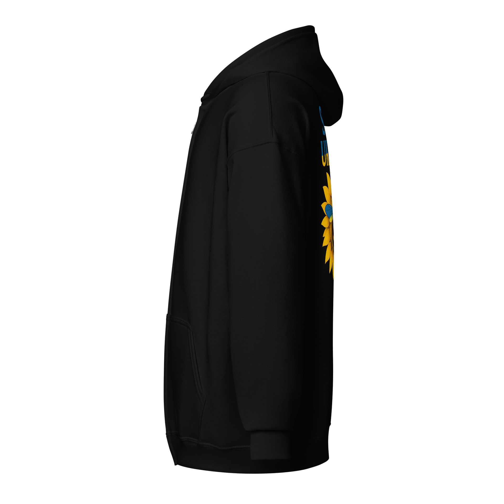 Sunflower and Bee Zip Hoodie product image (9)