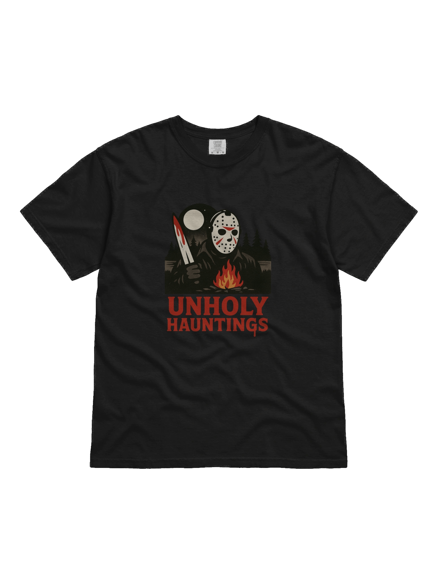 Unholy Hauntings Jason Black Tee product image (1)