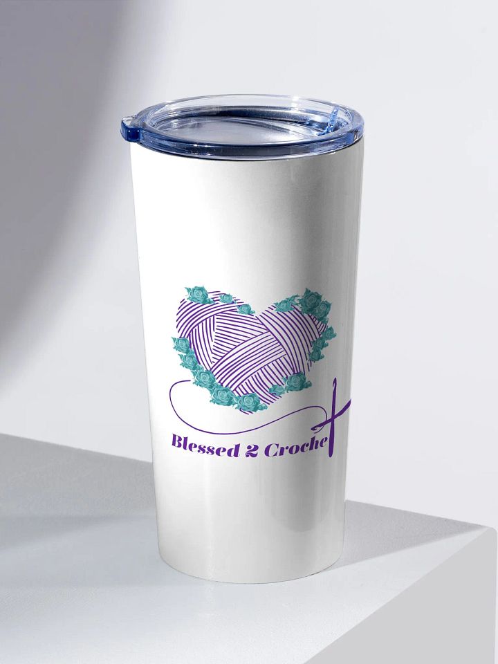 Blessed2Crochet Travel Mug 20oz product image (2)