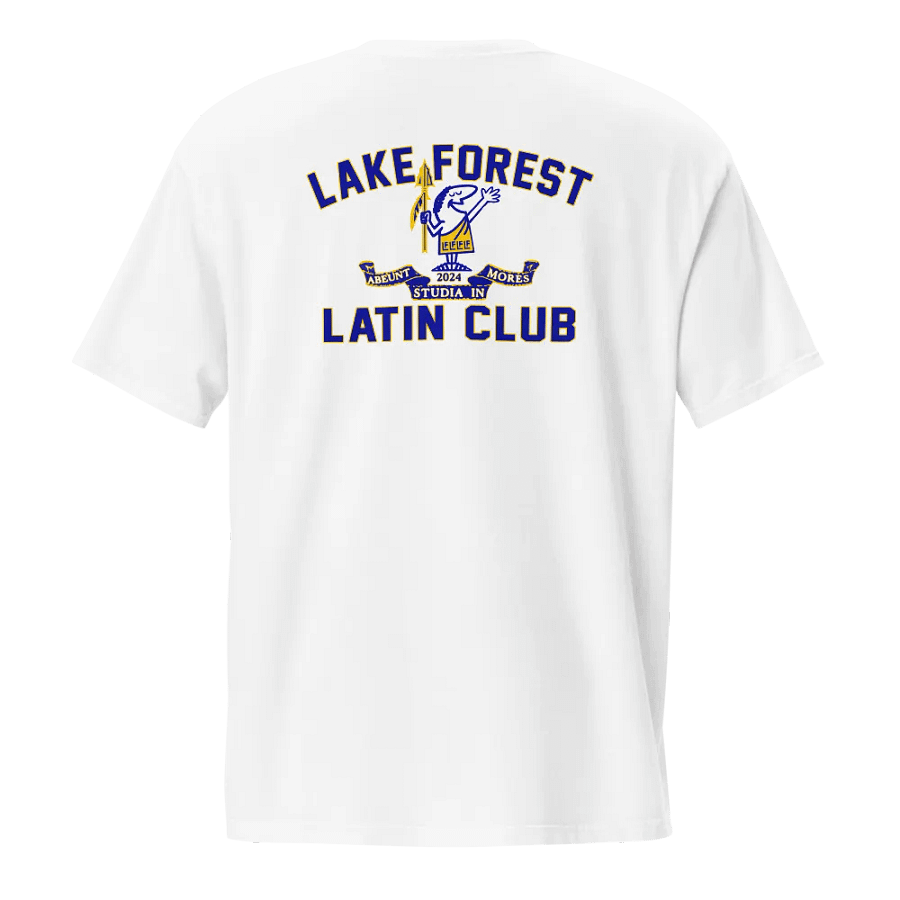 Lake Forest Latin Club Pocket T-Shirt product image (43)