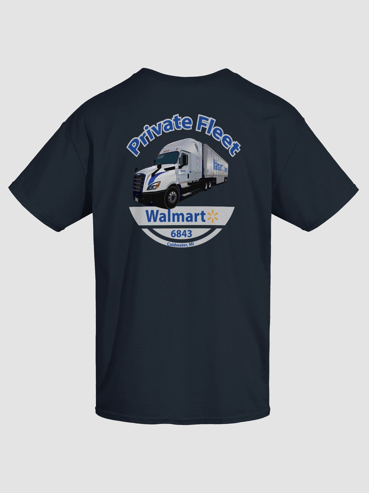 6843 Coldwater Walmart Private Fleet tshirt product image (4)