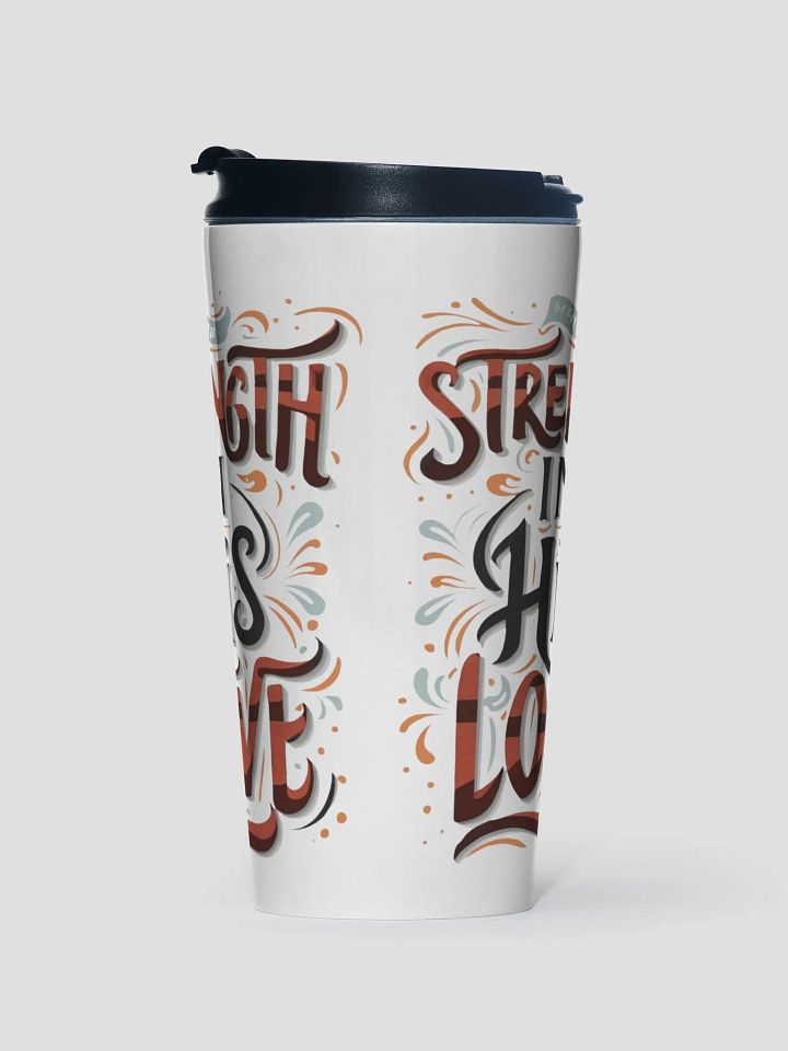 Strength In His Love Travel Mug product image (2)