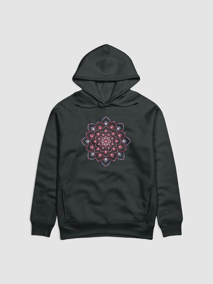 Purple and Pink Dot Mandala Unisex Eco Hoodie product image (1)
