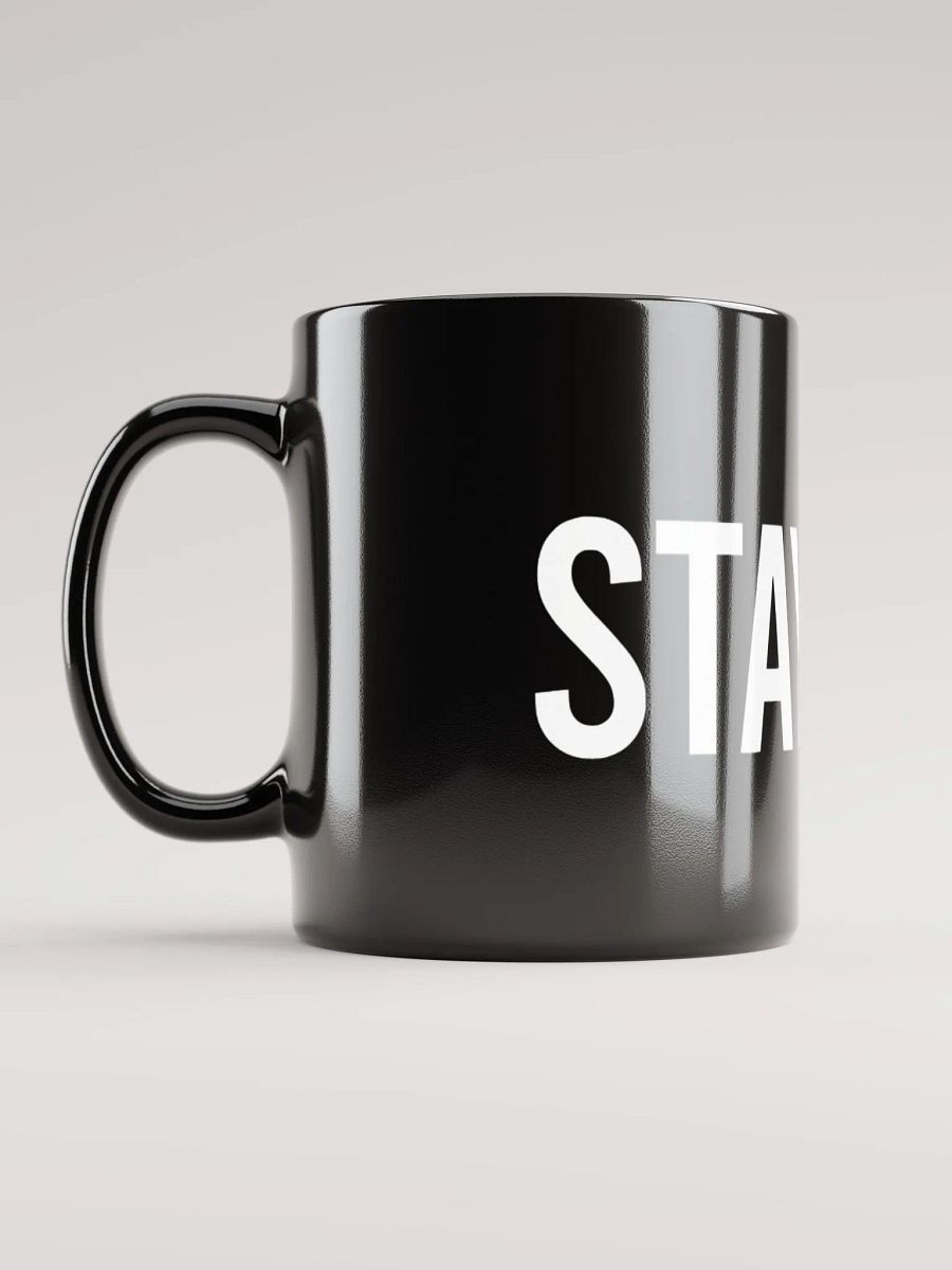 Stay CoZ Black Glossy Coffee Mug product image (1)
