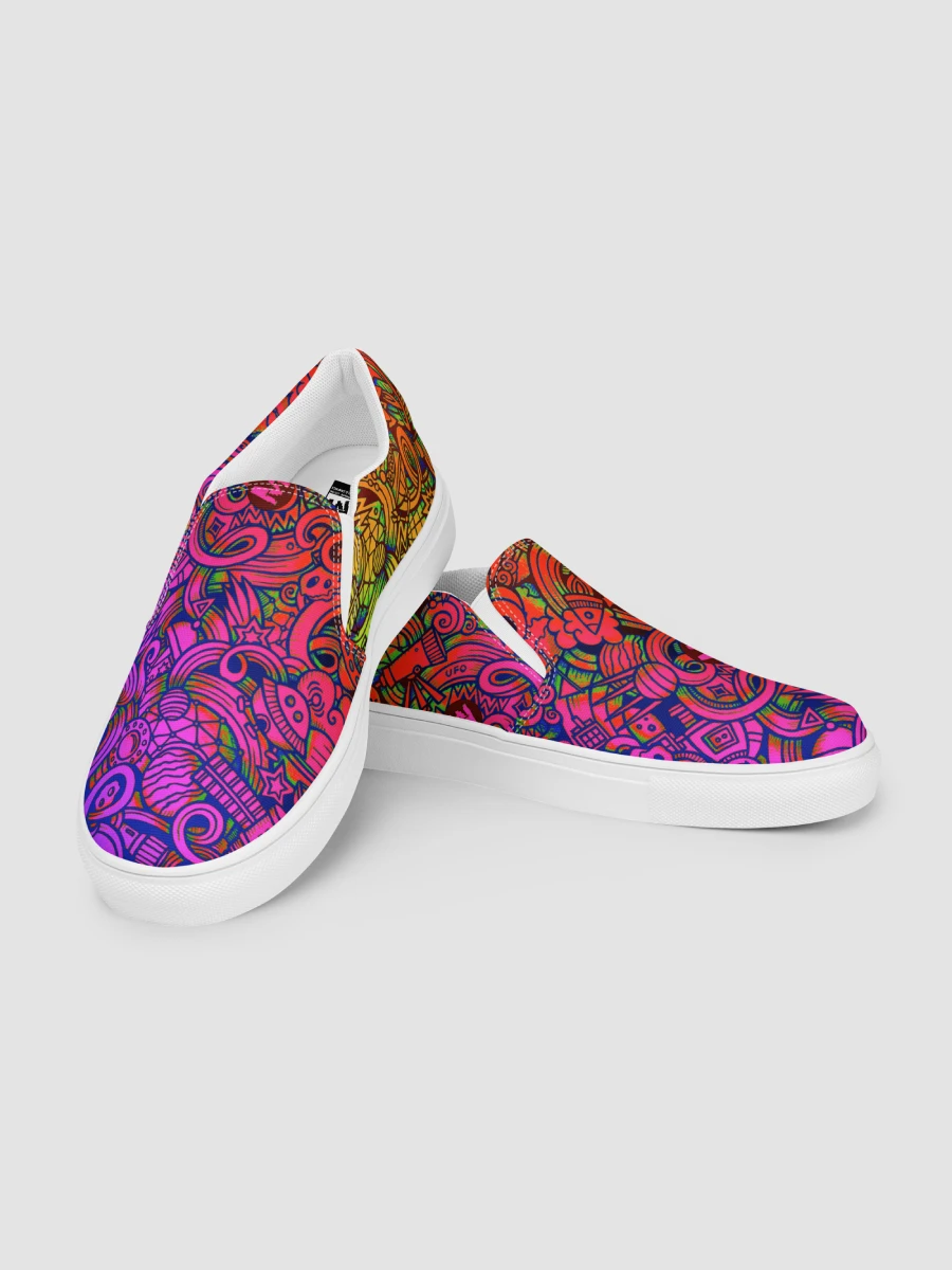 Rainbow Space Scribble - Women’s Slip-ons | #MadeByMELO product image (4)