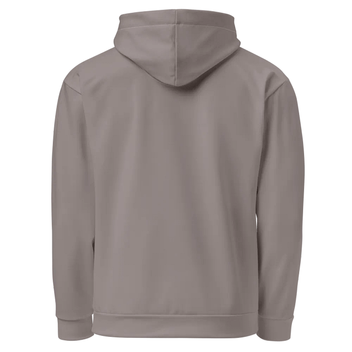 Plain Brownish Gray Light Summer Unisex Recycled Polyester Heavyweight Premium Hoodie by Treasure Pie product image (2)