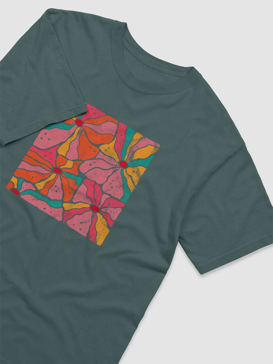 Boho Flowers and Retro Disco Flowers | Boho Aesthetic, Hippie, and Psychedelic T-Shirt Design product image (5)