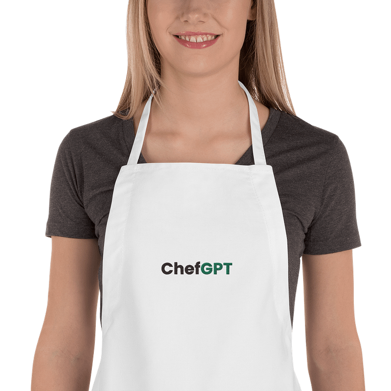 White ChefGPT Apron