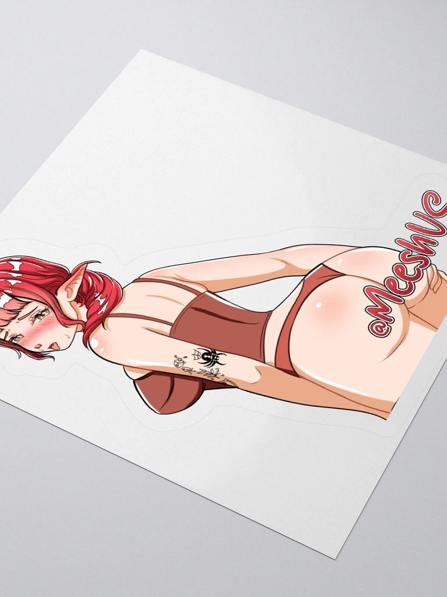 MeeshVS Elf Girl Sticker (Red Hair) product image (3)