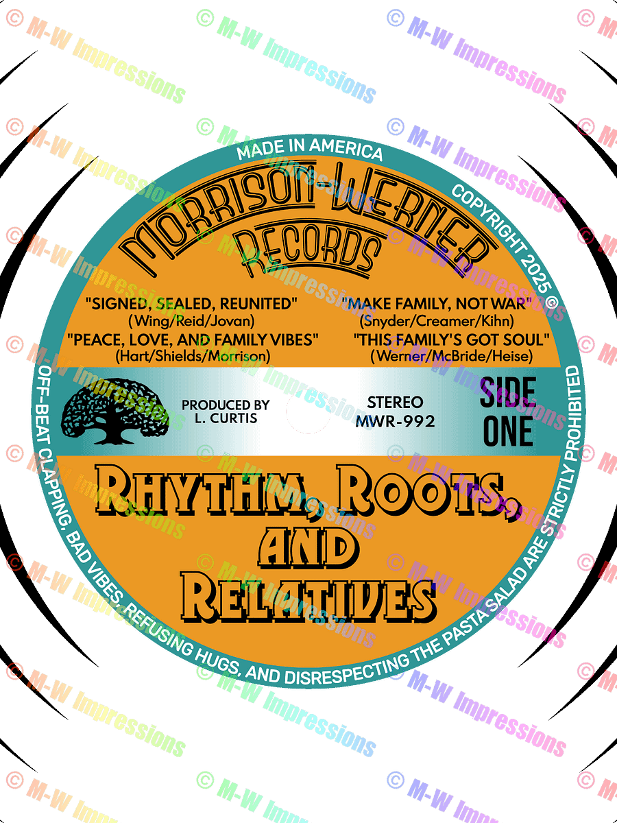 "Rhythm, Roots, and Relatives" Supersoft T-Shirt (Blk) product image (2)