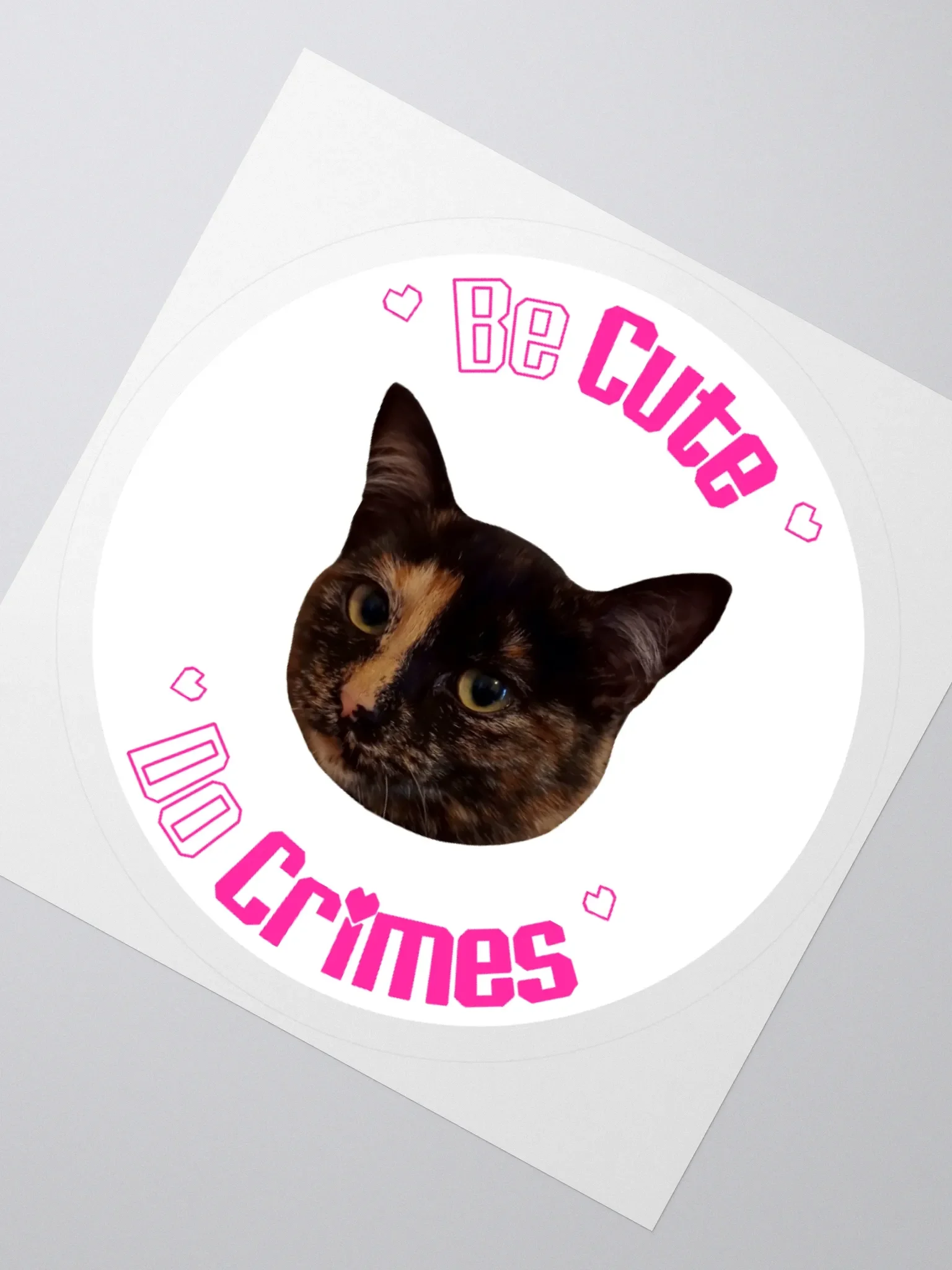 Be Cute, Do Crimes Sticker product image (2)