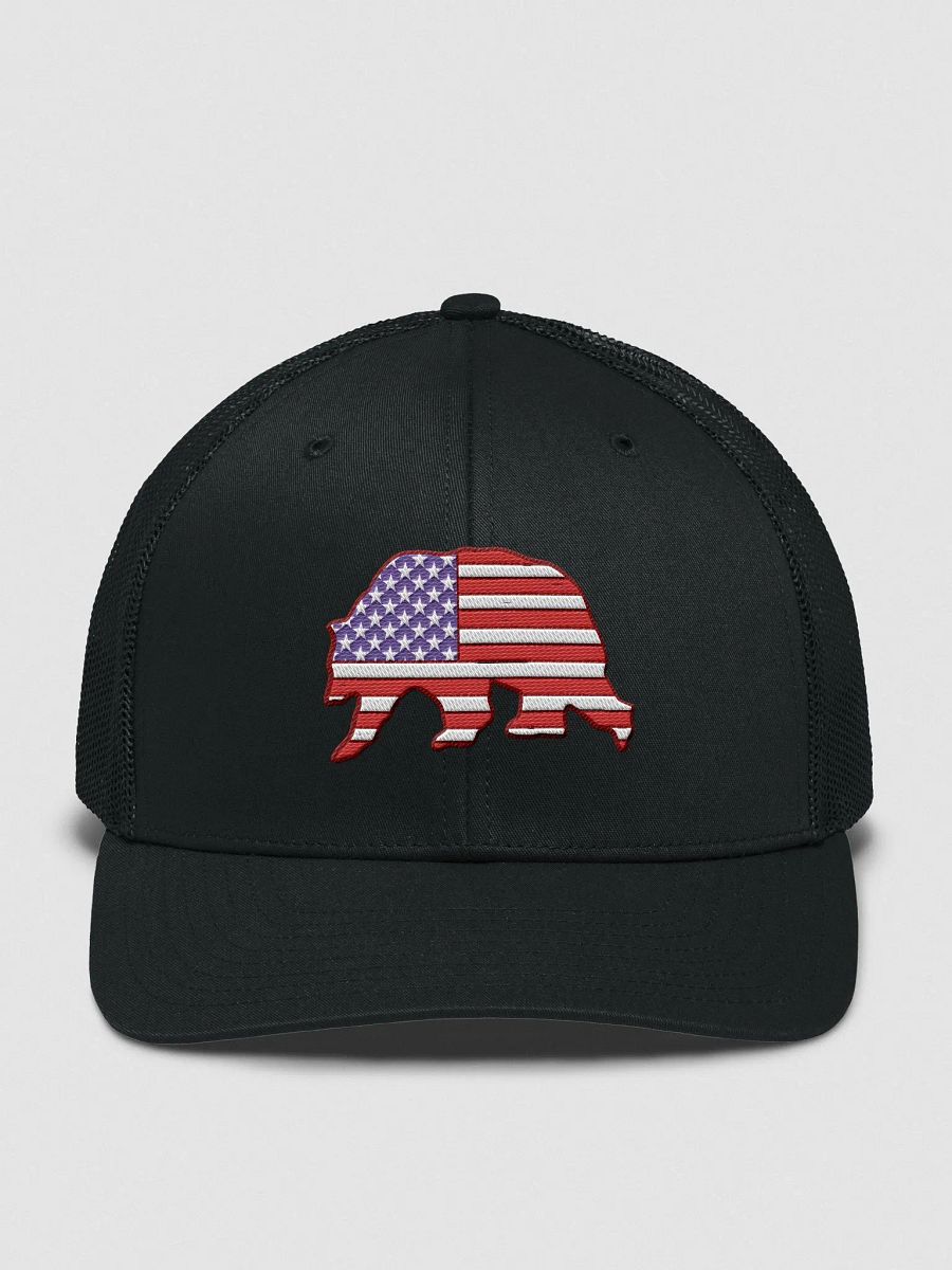 Stars and Stripes Grizzy Bear Trucker product image (1)