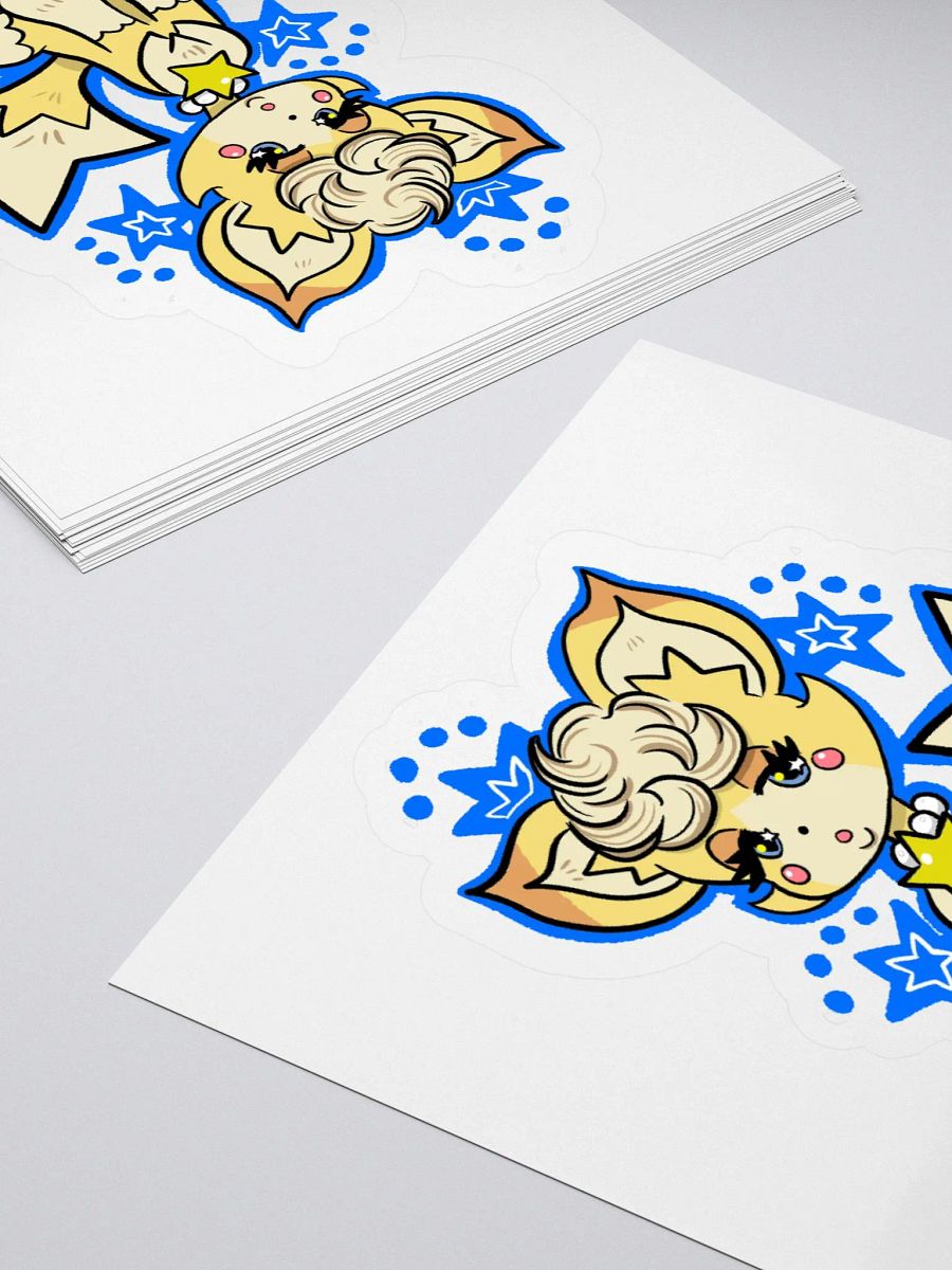 "Sleepy Stars" Cream Sticker product image (4)