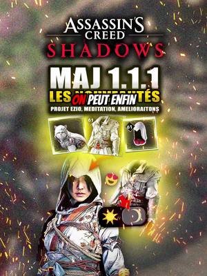 La Mise a jour 1.1.1 dans Assassin's Creed Shadows ! ENFIN faire passer le temps 😍 Tenue Ezio  #assassinsceed #acshadows #gameplay #gaming #ps5 
