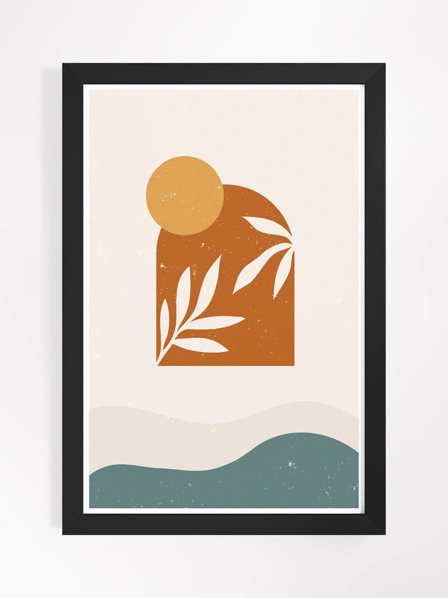 Rust Arch Abstract Framed Poster product image (2)
