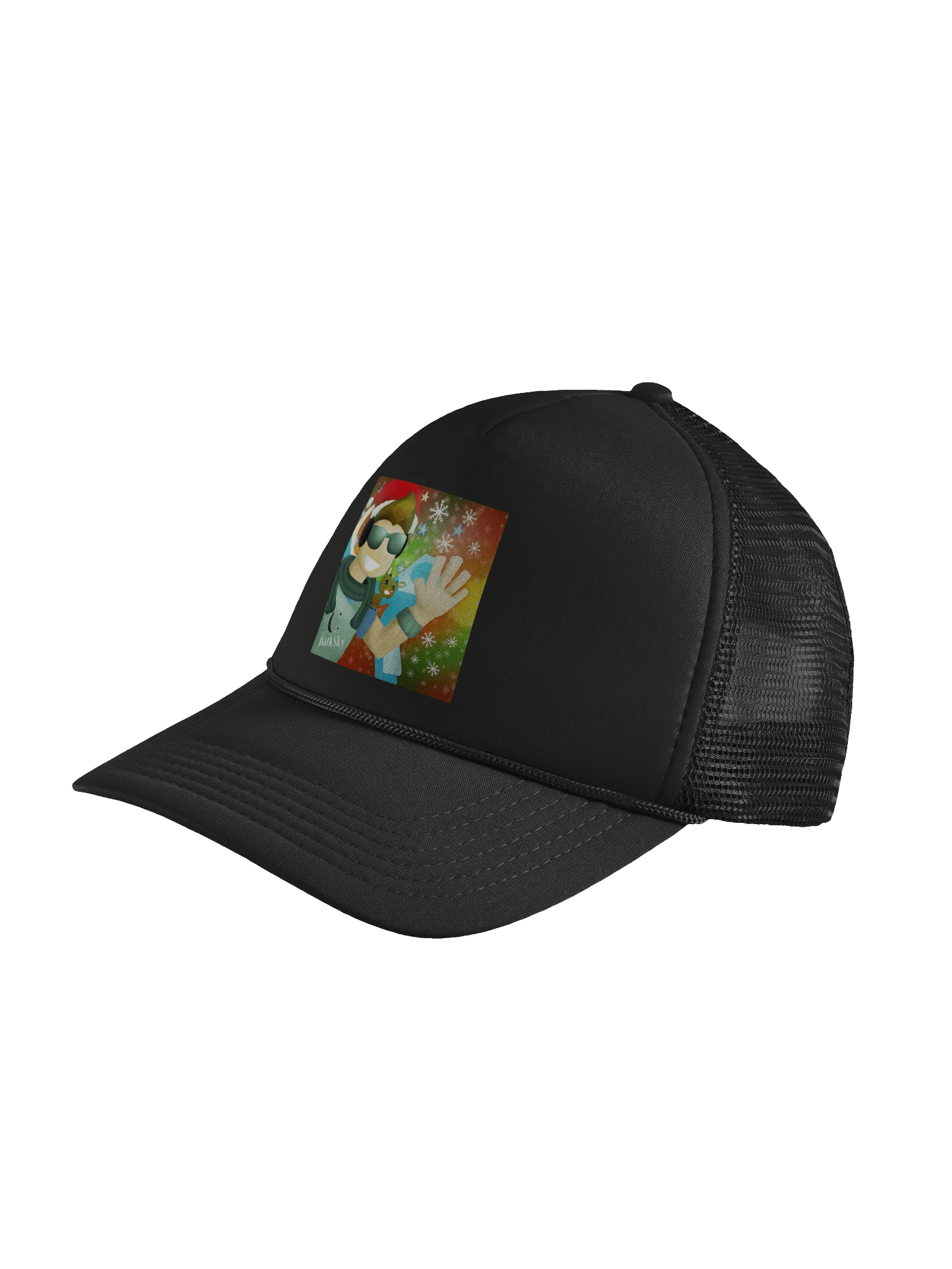 DarkSky Christmas Foam Trucker Hat product image (8)