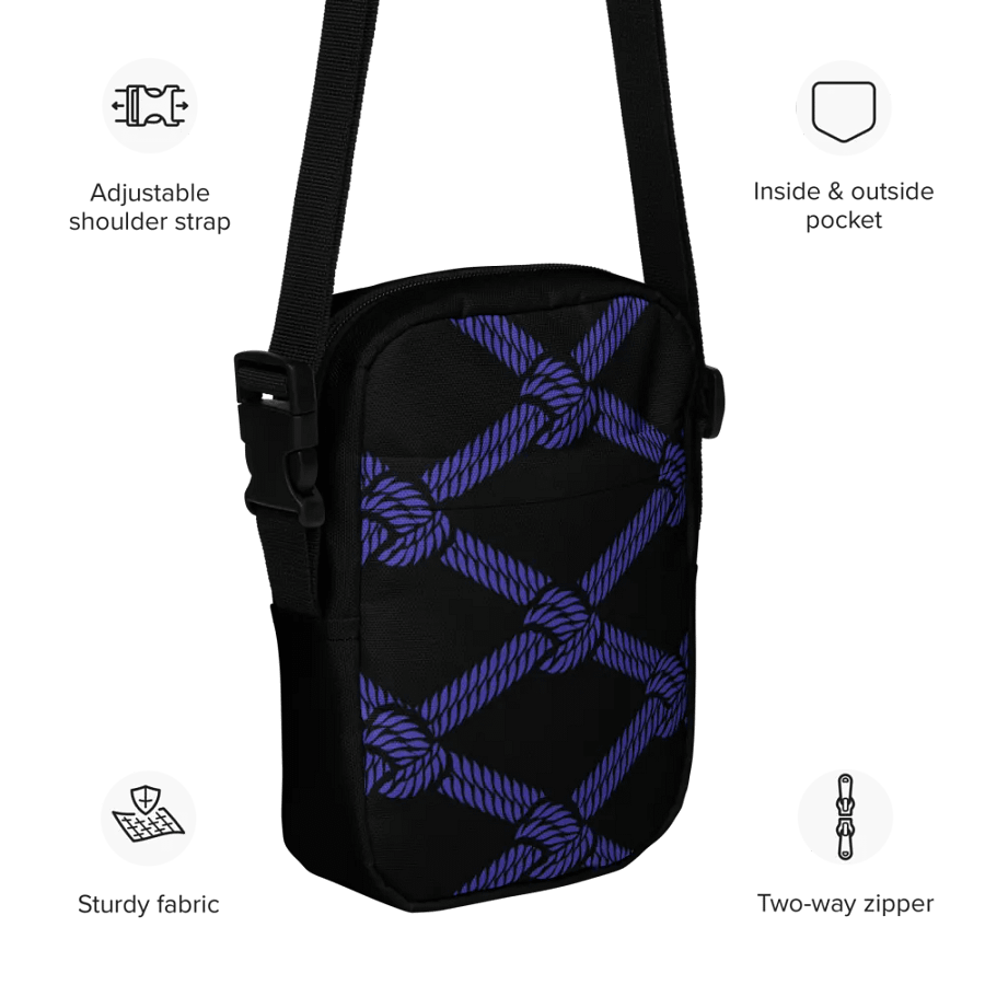 Diamond Tie hip bag (stealthy purple) product image (4)