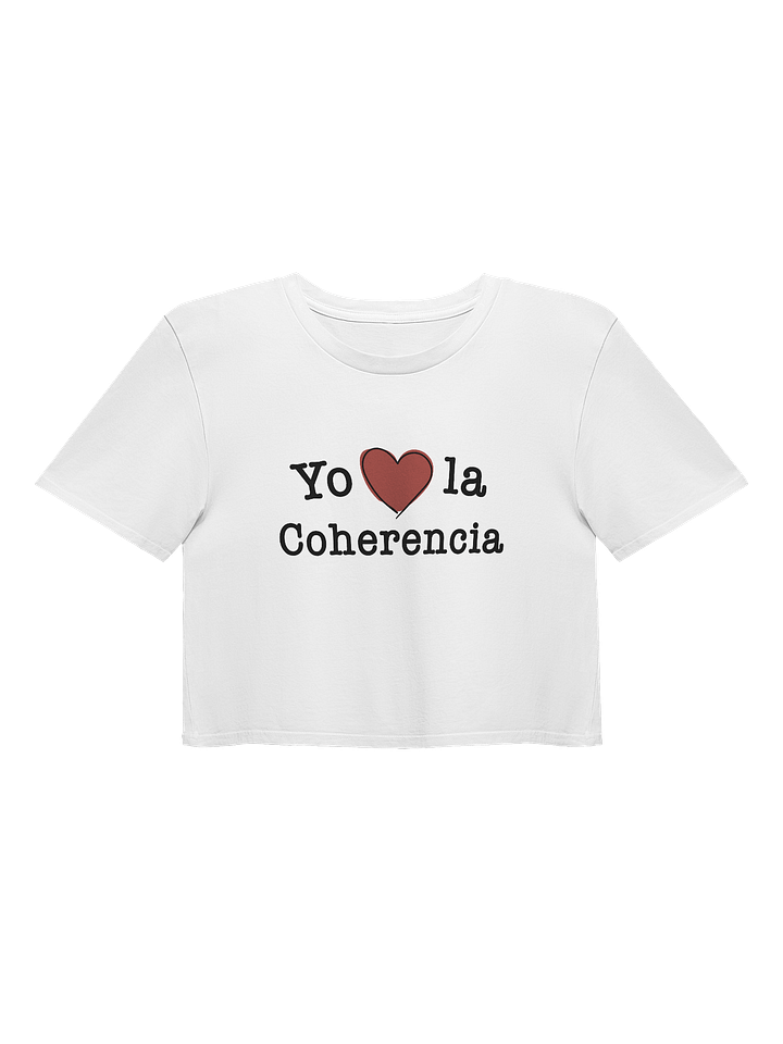 Yo Amo la Coherencia - Cropped T-shirt product image (1)