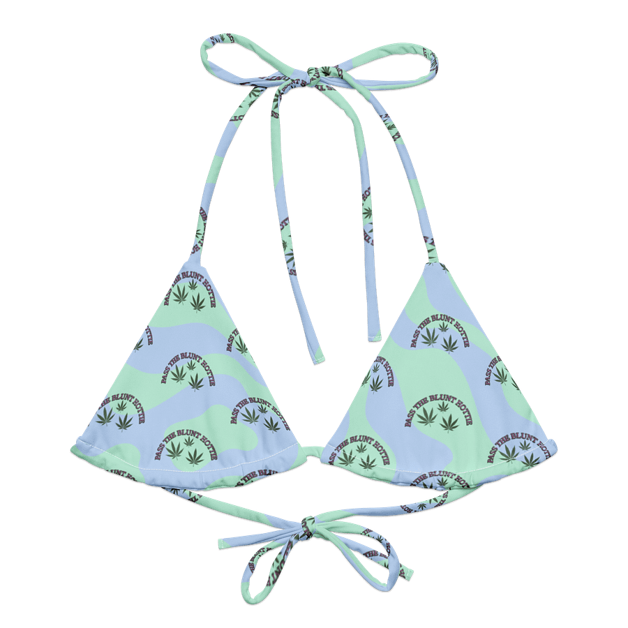 'PASS THE BLUNT HOTTIE' Cannabis Bikini Top product image (2)