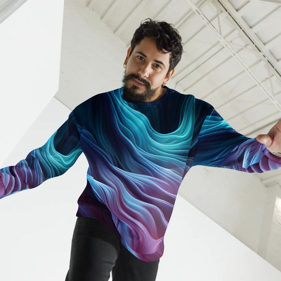 Harmony Flowing All-Over Print Sweatshirt product image (3)