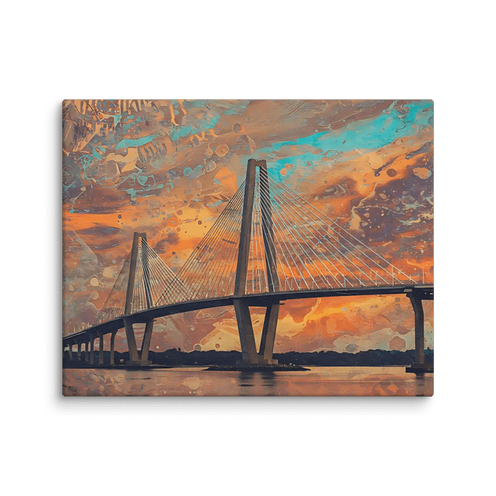 Charleston's Majestic Span Canvas Print product image (1)