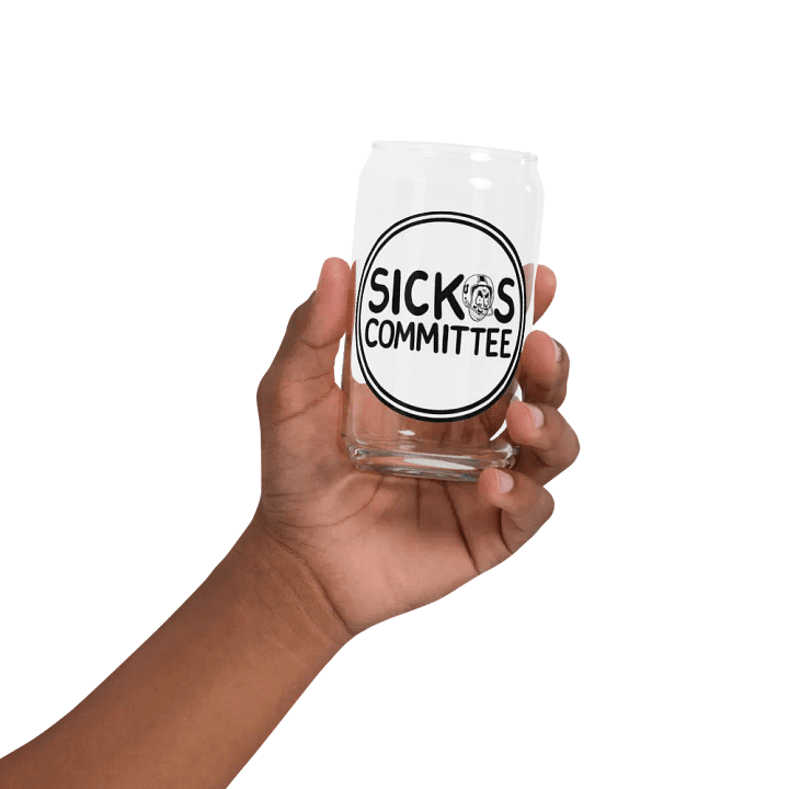 Sickos Committee Logo 16 oz Glass product image (32)