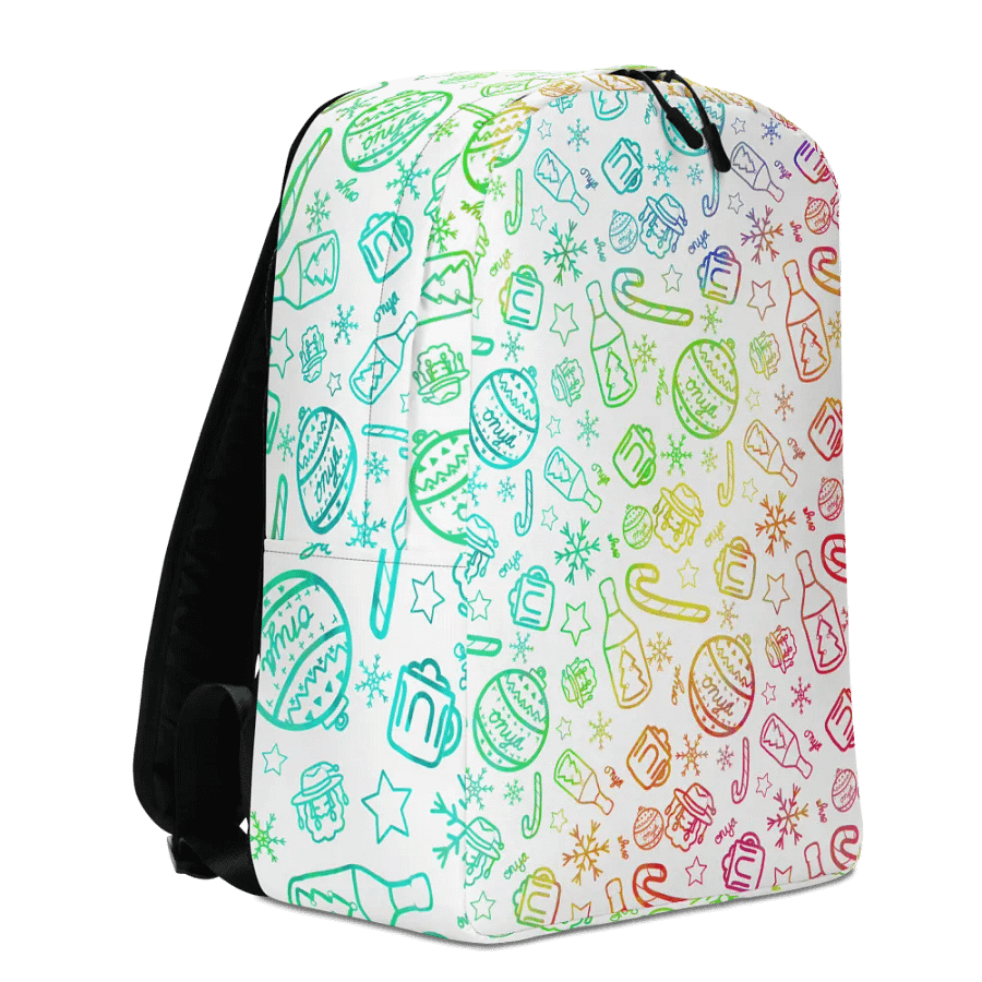 Limited Edition Christmas Rainbow Minimalist Backpack product image (8)