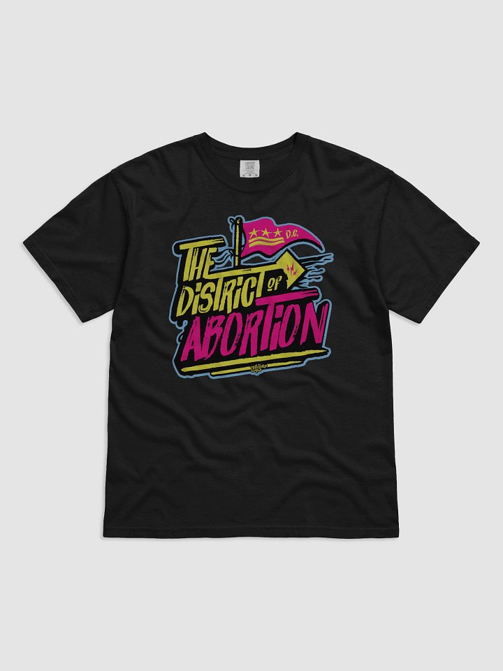 The District of Abortion CMYK Black Shirt product image (1)