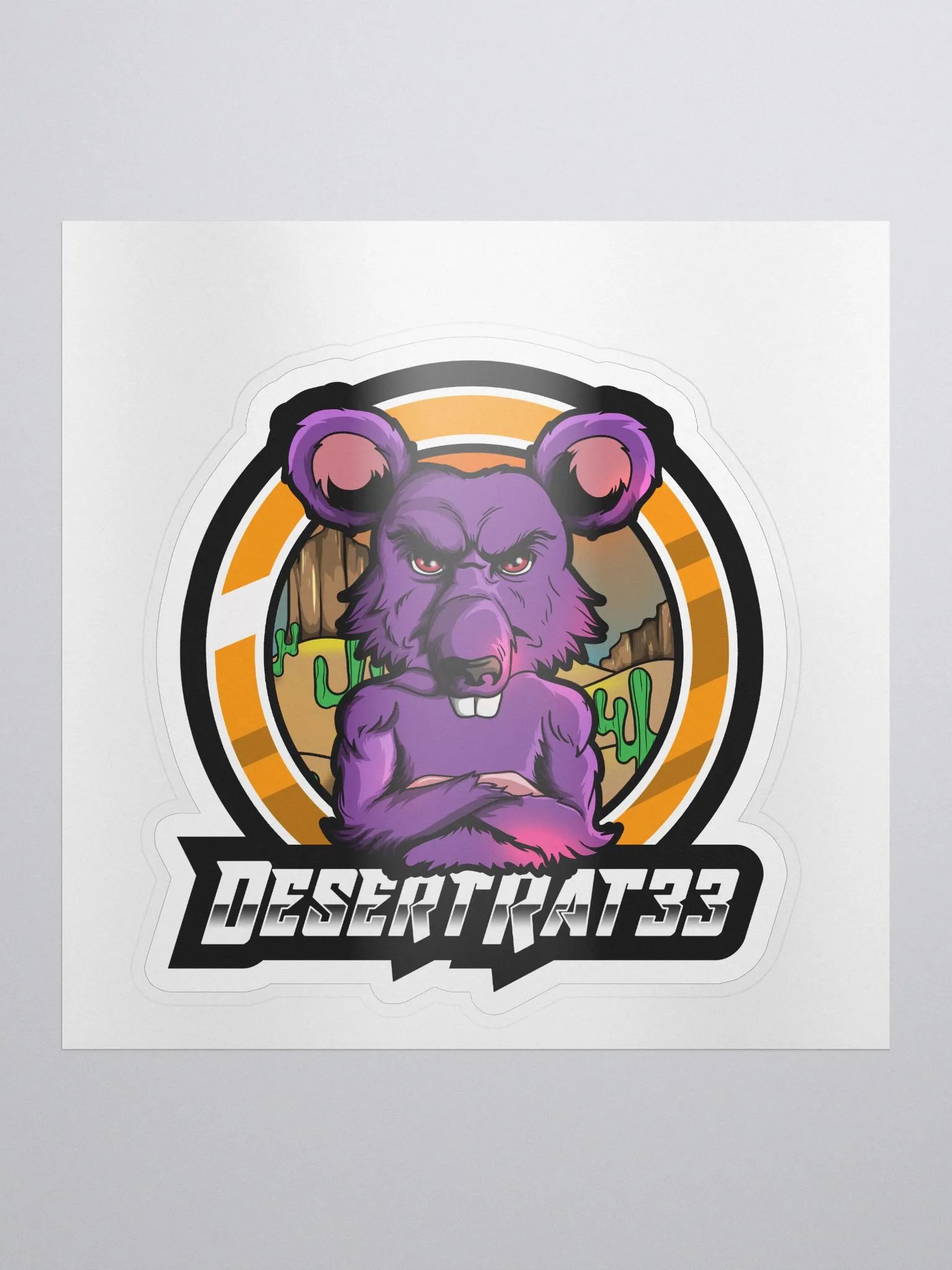 DesRat33 Logo Sticker product image (1)