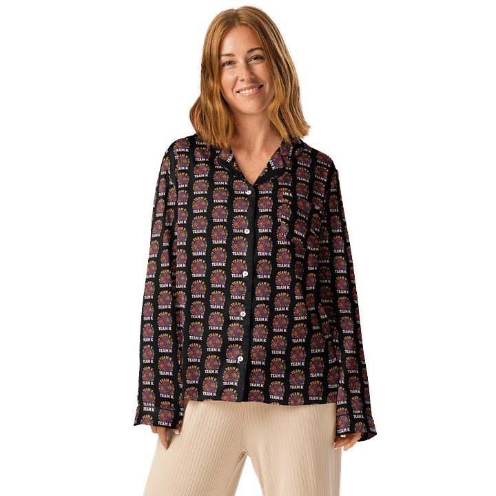 Team K 1960's Women's Long Sleeve Pajama Top product image (1)