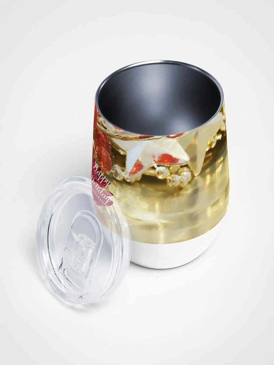 Festive Holiday Wine Tumbler for moms dads friends colleagues product image (3)