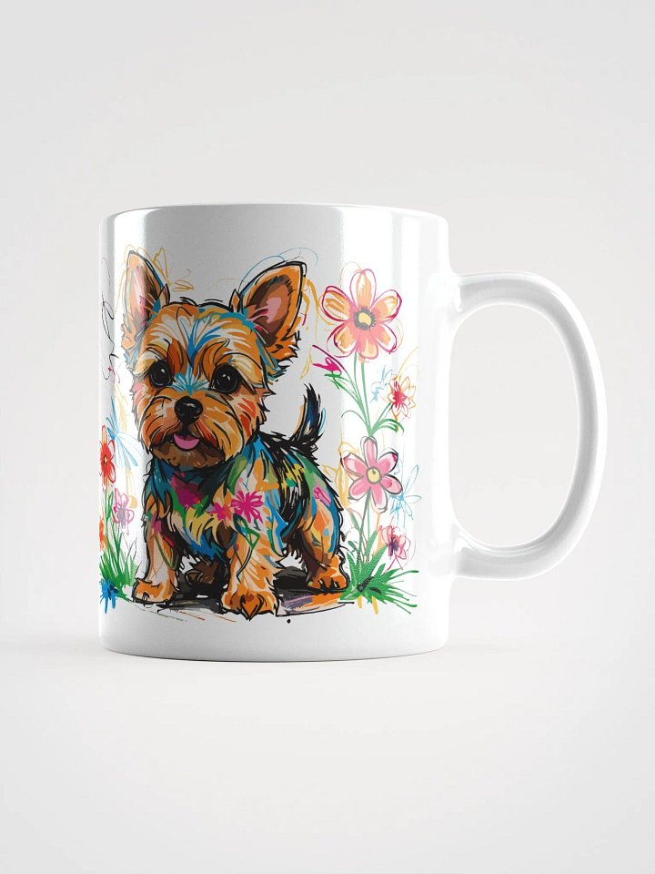Scribbles Yorkshire Terrier 6 , Mug product image (2)