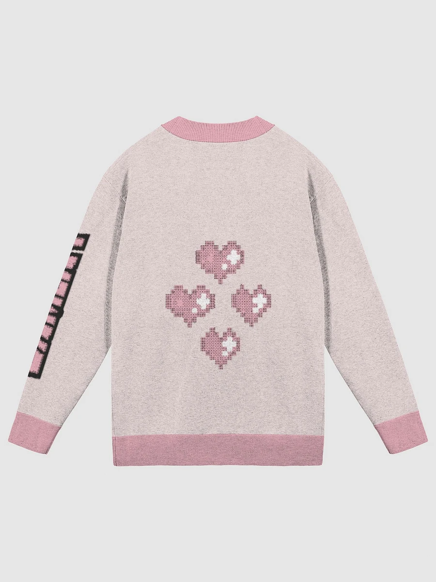 Knitted Cardigan Pink Hearts product image (2)